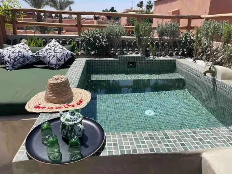 Riad Ptit Kech, Bassin Terrasse - Petits Dejeuners Marrakesh