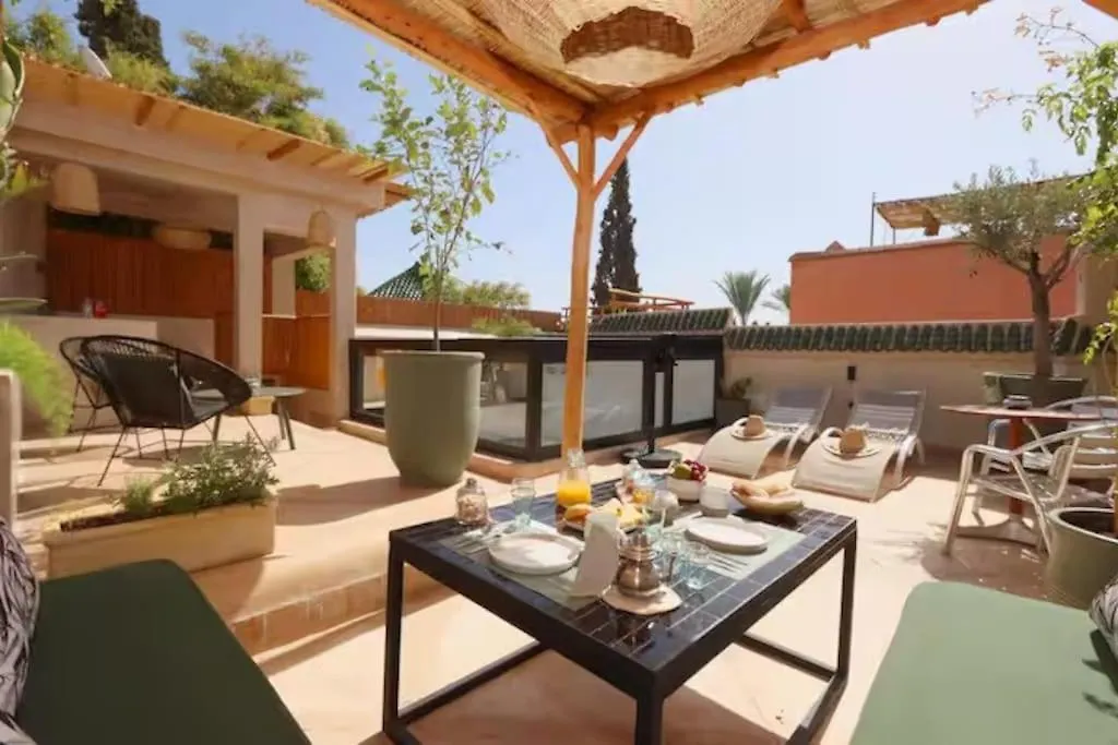 Riad Ptit Kech, Bassin Terrasse - Petits Dejeuners Marrakesh