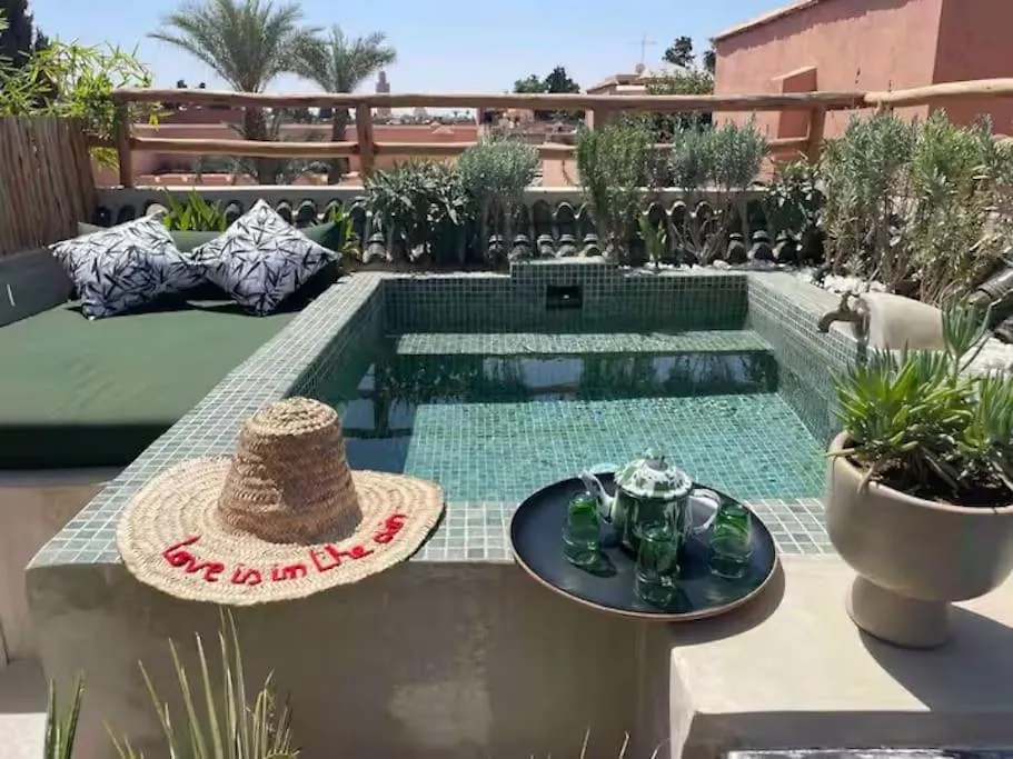 Riad Ptit Kech, Bassin Terrasse - Petits Dejeuners Marrakesh